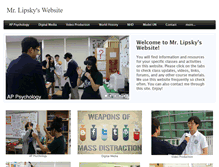 Tablet Screenshot of mrlipsky.com